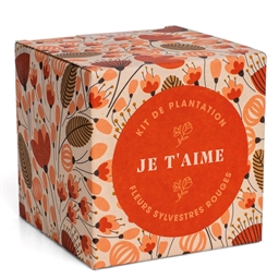 Kit à planter dîtes-le avec des fleurs : divers messages