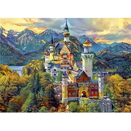 Puzzle 1000 pièces Château de Neuschwanstein