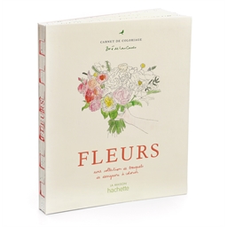 Carnet de coloriages fleurs