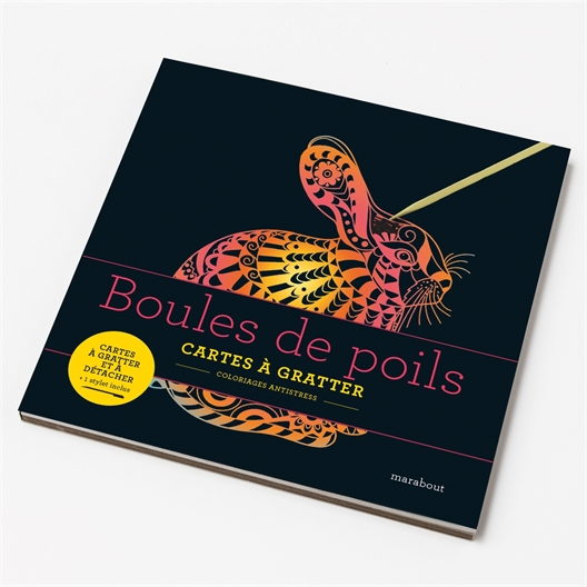 Cartes à gratter Boules de poils