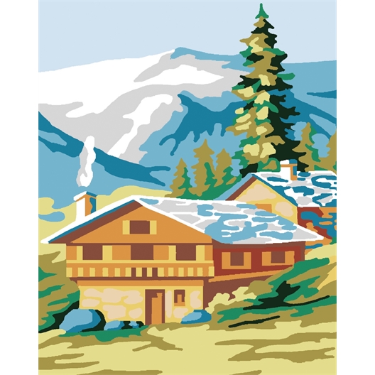 Kit canevas Chalet