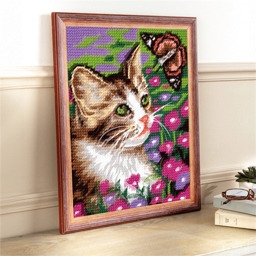 Kit canevas Chaton