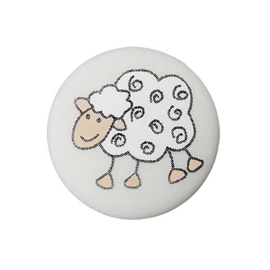 Lot de 5 boutons mouton