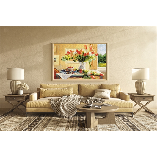 Puzzle 3000 pièces Bouquet de tulipes