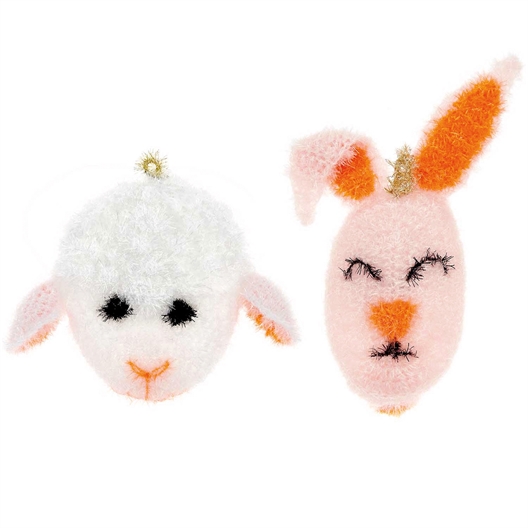 Kit éponge crochet lapin agneau