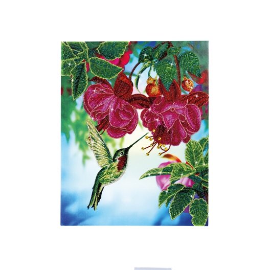 Kit tableau à diamanter Colibri