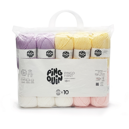 Sachet 10 pelots pingo first tapis pompon