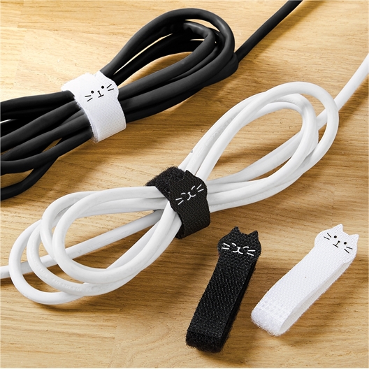 Lot de 10 attaches câbles chats