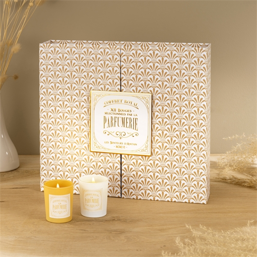 Coffret 12 bougies parfumées