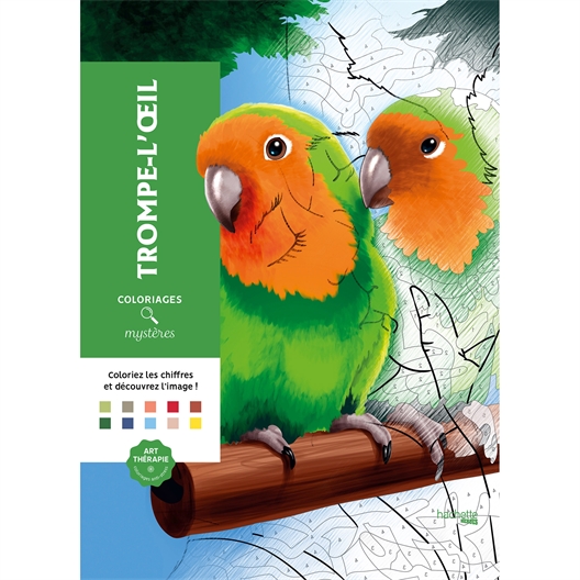 Coloriages mystère Trompe l'œil