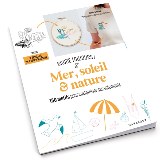 Livre Brode Toujours - Mer, soleil & nature