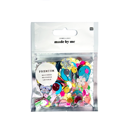 Set de sequins multicolores à coudre