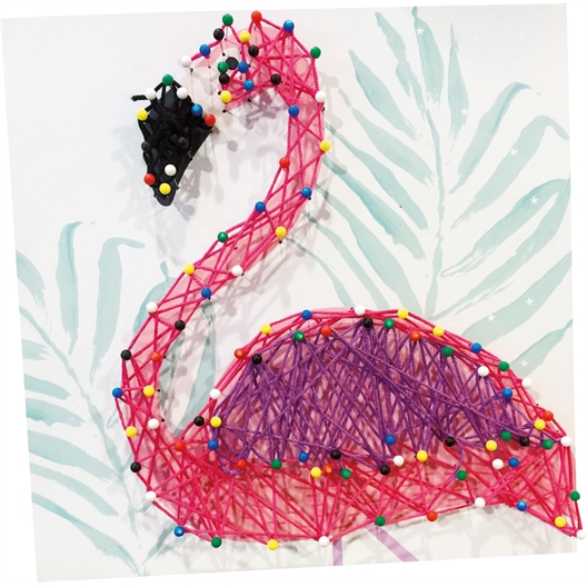 Kit string art Flamant rose