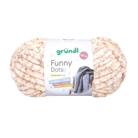 Fil Funny Dots : divers coloris