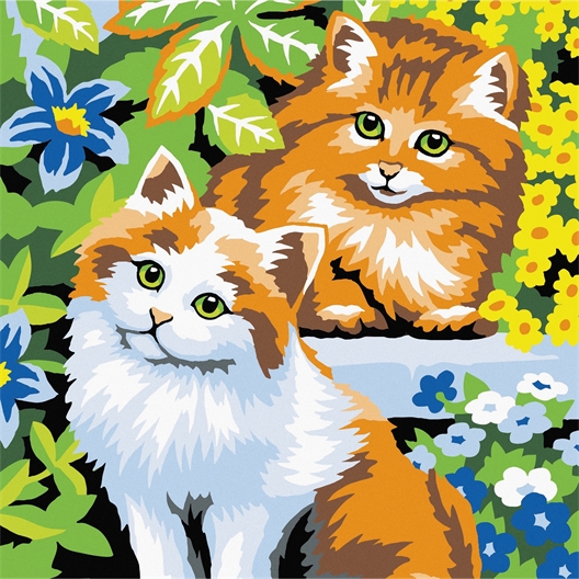 Peinture par numéro Chats coquins