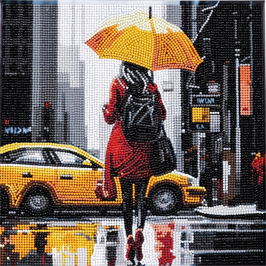 Tableau à diamanter Balade en ville