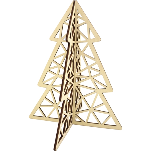 Sapin origami en bois