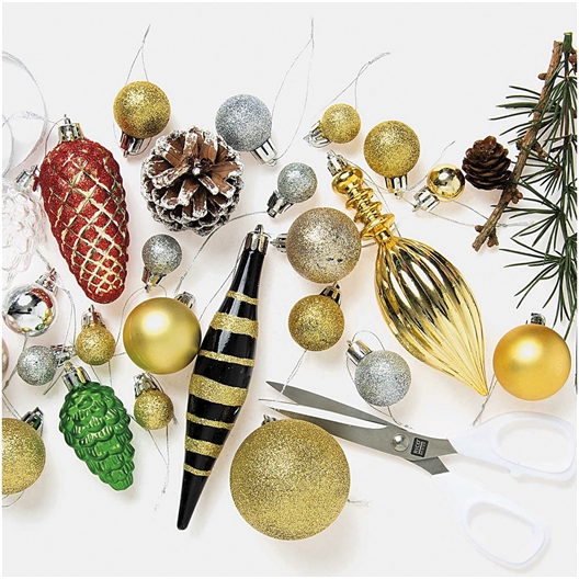 Boîte de 25 boules déco de Noël