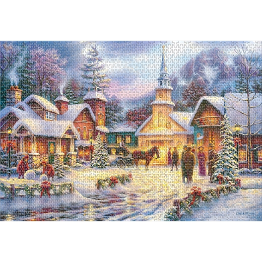 Puzzle 1500 pièces Village de Noël