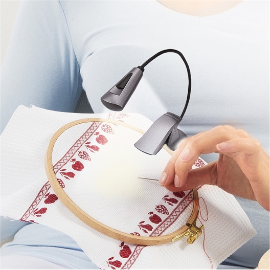 Lampe flexible 6 LED avec pince