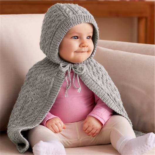 Modèle tricot Babylux cape n°4