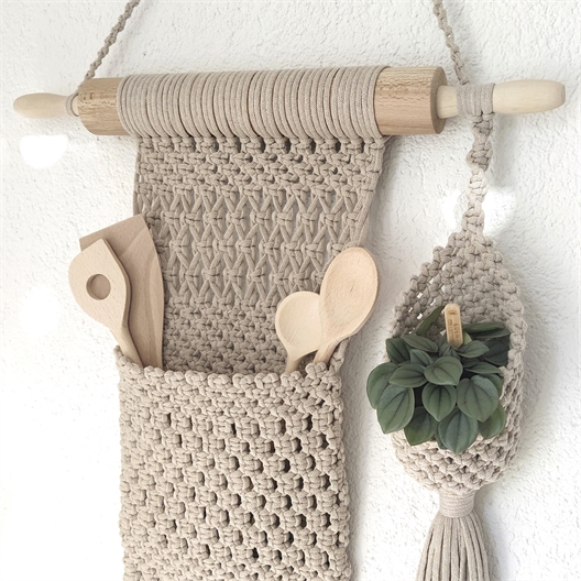 Kit support de cuisine en macramé
