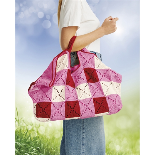 Sachet 10 pelotes Pingo First vichy rouge