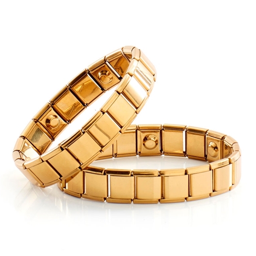 Bracelet magnétique doré Modèle femme ou homme