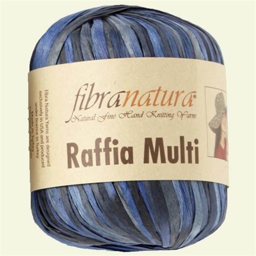 Fil à crocheter Raffia Multi : divers coloris
