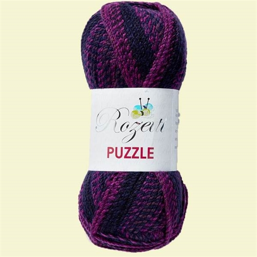 Fil à tricoter Puzzle Marine/Violet