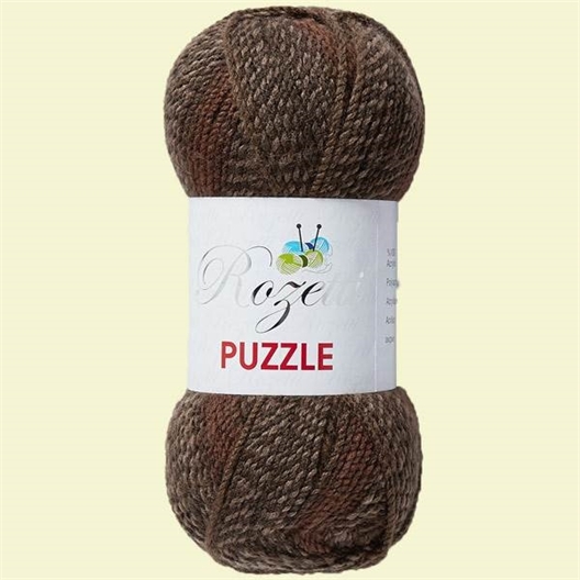 Fil à tricoter Puzzle Marron