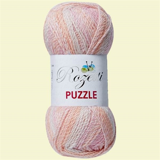 Fil à tricoter Puzzle Rose