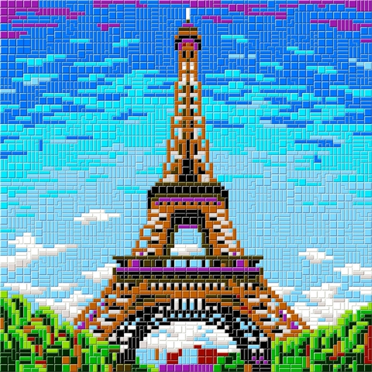 Mosaïc Art XL : Tour Eiffel