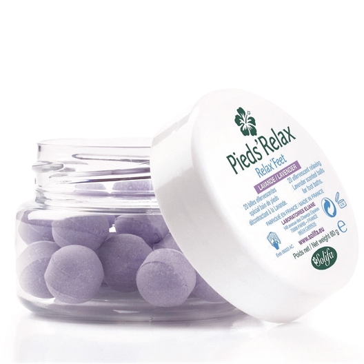 Billes pied relax menthe ou lavande