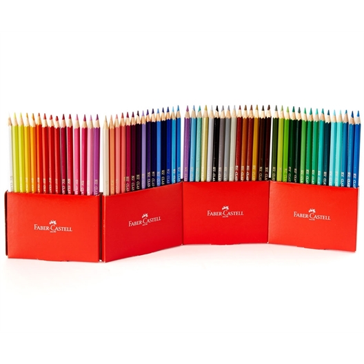 Pochette 60 crayons de couleur Château Faber-Castell