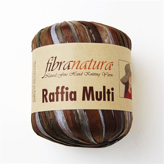 Fil à crocheter Raffia Multi : divers coloris