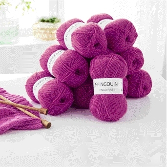 Lot de 10 pelotes Pingo first : divers coloris
