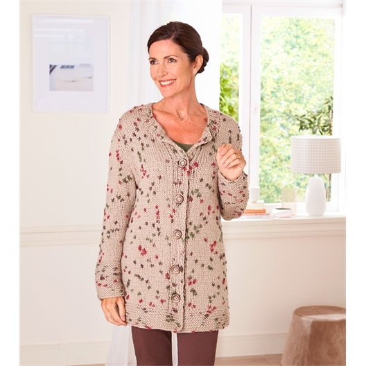 Modèle tricot Air Wool Drops gilet n°1