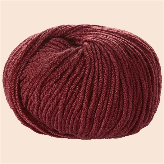 Fil a tricoter merina bordeau Bordeaux