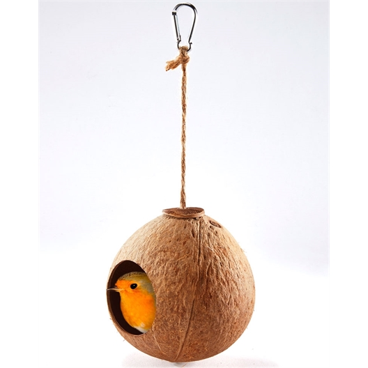 Nichoir coco pour oiseaux