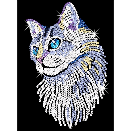 Kit sequins Portrait chat