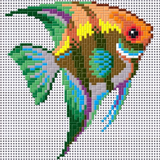 Mosaïc Art : Poisson