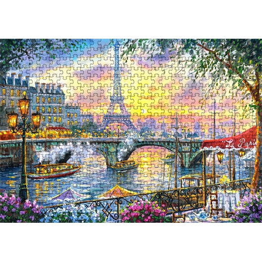 Puzzle Paris en peinture - 1000 pièces