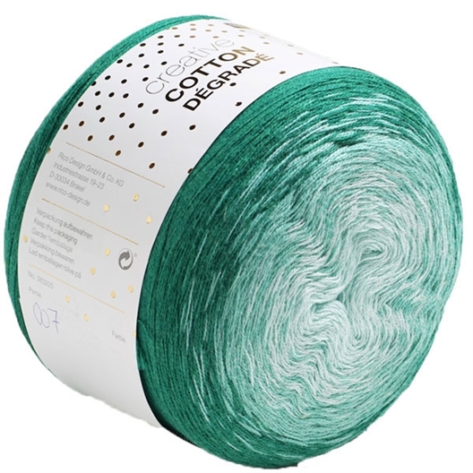 Fil creative cotton dégradé : divers coloris