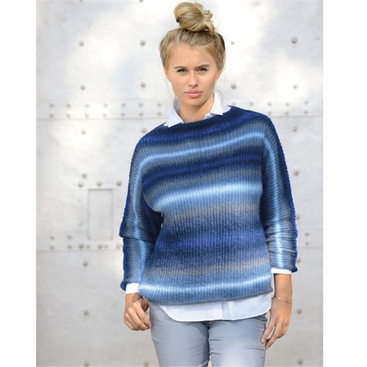 Modèle tricot Pacific Lace pull manches longues n°2