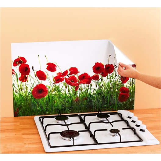 Anti-éclaboussures coquelicots