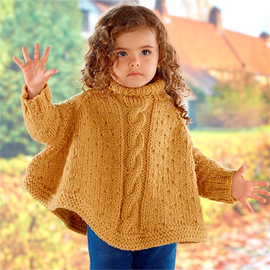 Modèle tricot Tobiane cape enfant n°4