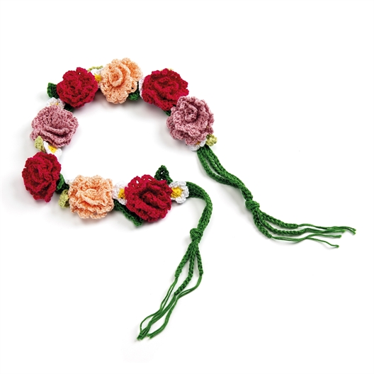 Modèle crochet Sunny couronne de fleurs n°13