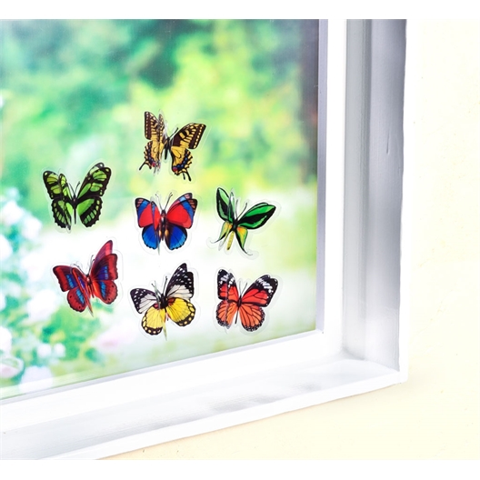 Stickers papillons 3D