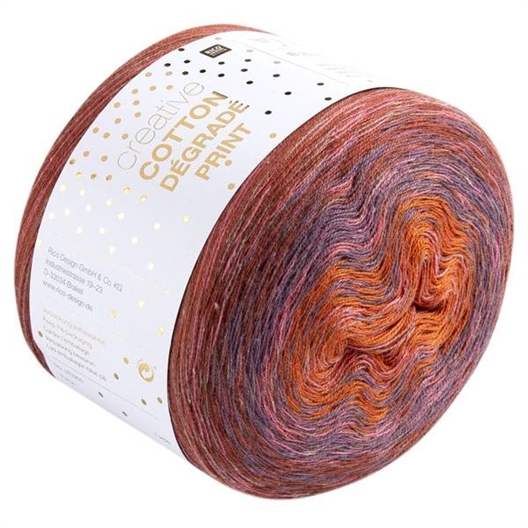 Fil creative cotton dégradé : divers coloris